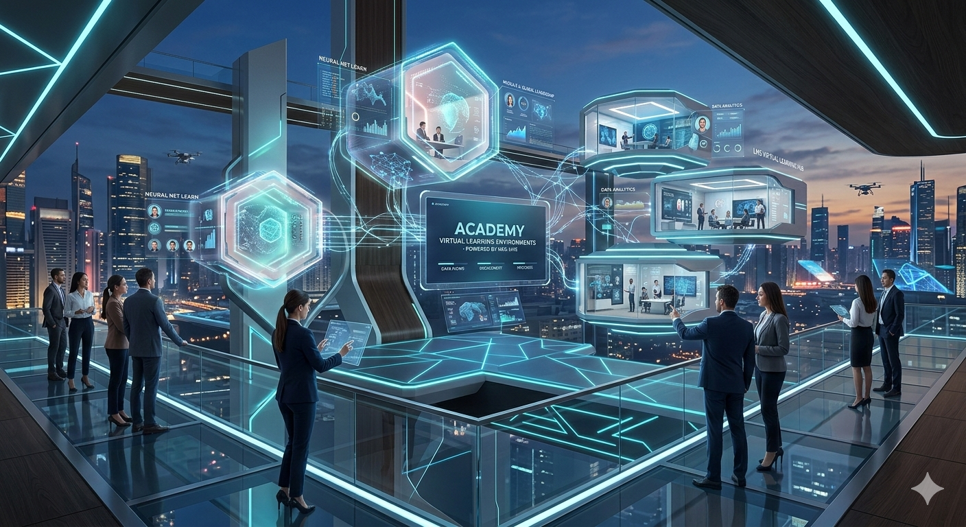 Oficina con monitores